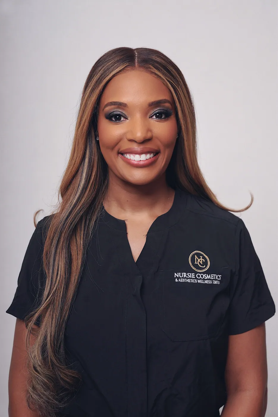 A member of the Nursie Cosmetics team