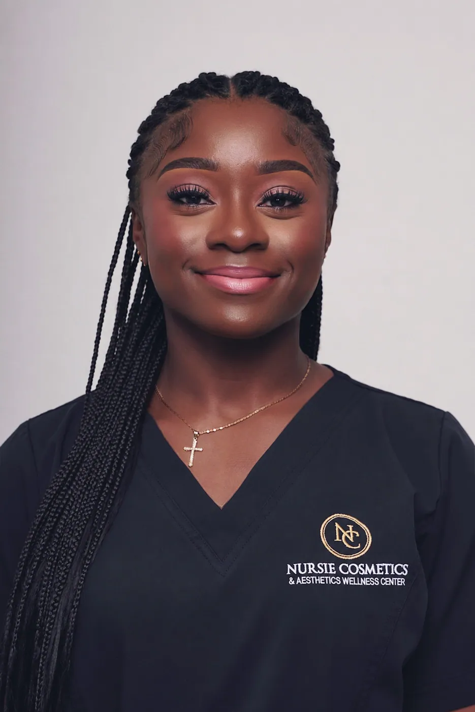 A member of the Nursie Cosmetics team